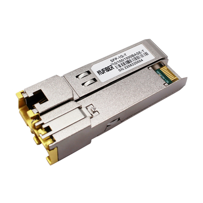 1000BASE-T RJ45 SFP Gigabit Ethernet Module 100m متوافق مع Cisco