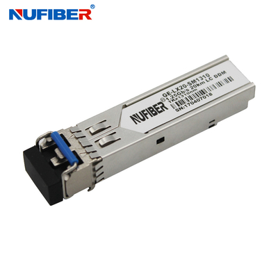 2.5Gb / S 20km SFP Optical Transceiver 1310nm LC DDM Support