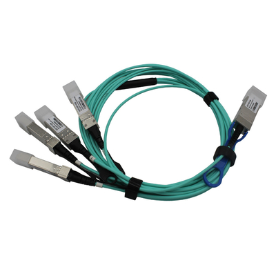 QSFP إلى 4x10G 40G Sfp + Aoc Cable 1m 5m with LC Connector