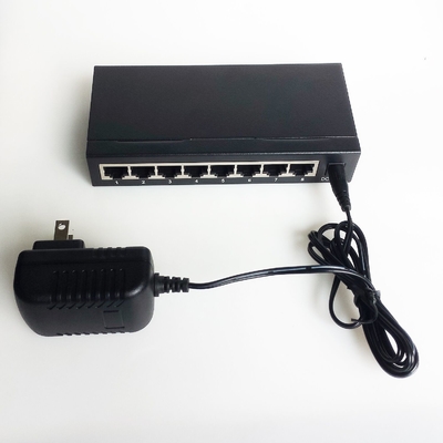 Rj45 UTP Fiber Ethernet Switch Media Converter 8 Port للوصول إلى IP