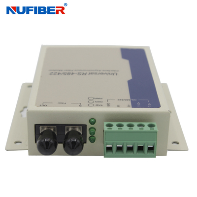 SM Duplex 20km Serial to Fiber Converter مع واجهة RS485 RS422