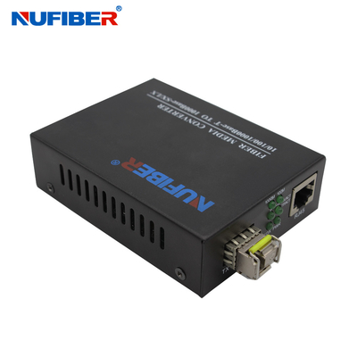 100Mbps 1000Mbps Rj45 إلى Sfp Media Converter Modular Design NF-C2200-SFP