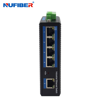 4 Port 10/100 / 1000base-Tx Industrial Ethernet Switch 1 Port 1000base-Fx