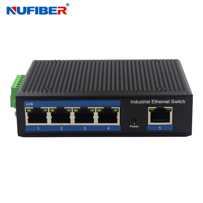 4 Port 10/100 / 1000base-Tx Industrial Ethernet Switch 1 Port 1000base-Fx