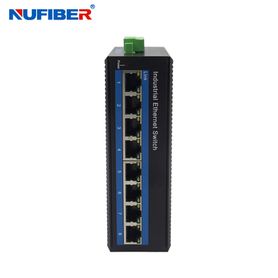 OEM POE Gigabit Industrial Ethernet Switch شبكة الألياف الضوئية مع 4/8 منافذ