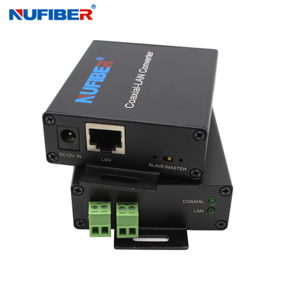 NF-1802 موديل Nufiber CCTV 2 wire Ethernet Extender DC12V IP Camera To NVR