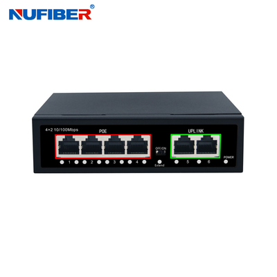 10 / 100M OEM / ODM 4 8 16 24 Port Ethernet Fiber Switch POE Gigabit مع منفذين SFP