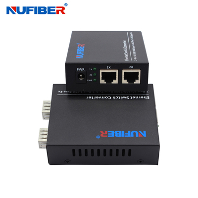 DC5V Gigabit Fiber Ethernet Switch ، 2 Port SFP Ethernet Switch