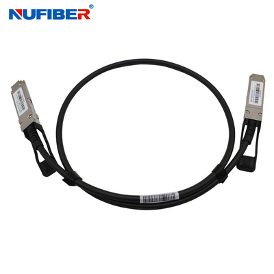 40G QSFP + إلى QSFP + 40G Direct Attach Cable AWG30 AWG24 Copper Twinax