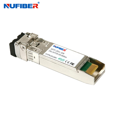 25G Ethernet Optical Transceiver SFP28100m 850nm LC DDM للشبكة اللاسلكية