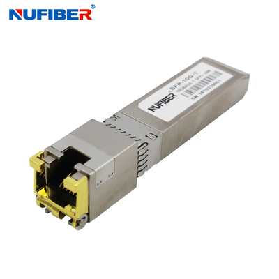 30m RJ45 10G UTP Ethernet Port النحاس SFP الإرسال والاستقبال